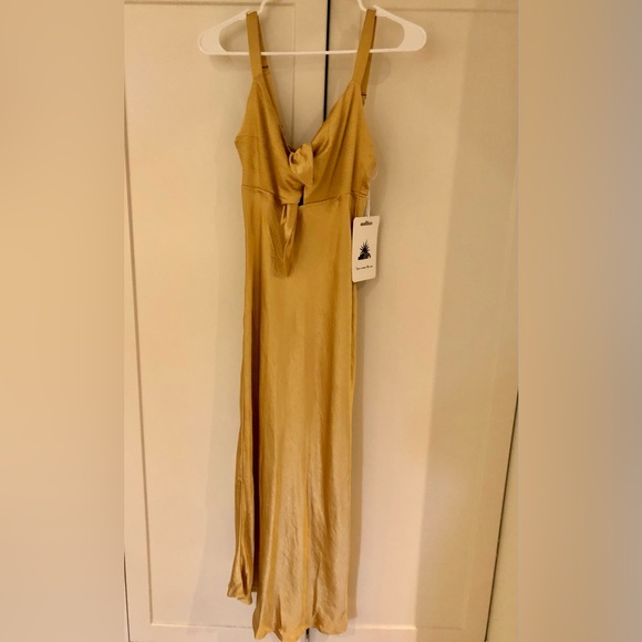 Beautiful satin midi slip dress - Picture 3 of 3